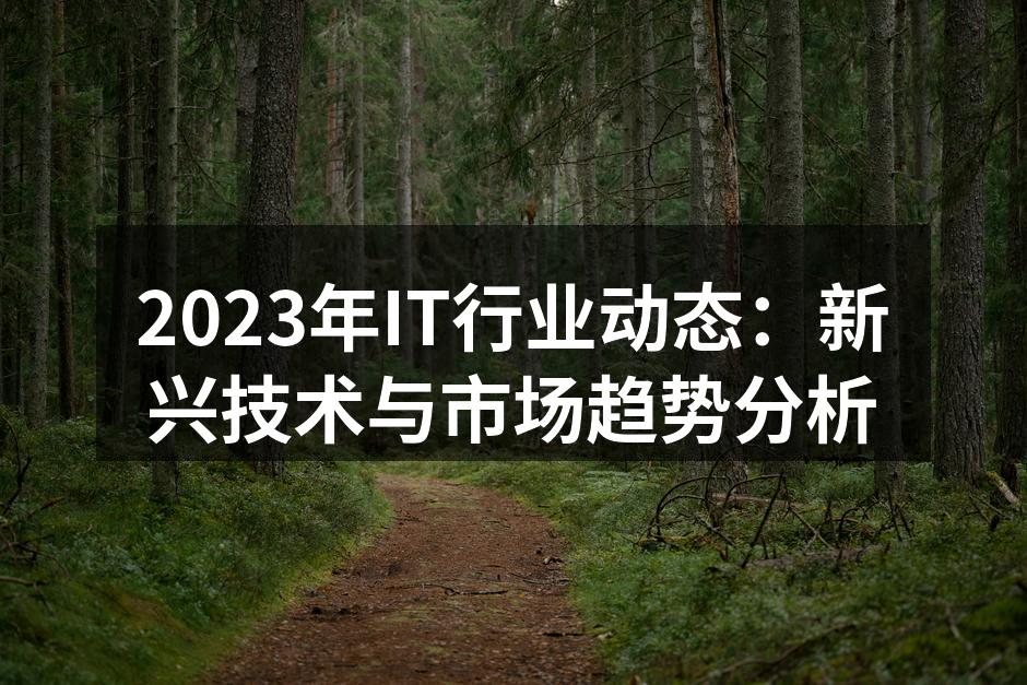 2023年IT行业动态：新兴技术与市场趋